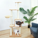 Fast Delivery Large Cat Tree Tower Condo cat scratcher Post Pet Kitty Play House with Hammock Perches Platform rascador gato