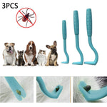 3 Pz/lotto Pet Flea Remover Tool Scratching Hook Remover Pet Cat Dog Grooming Supplies Tick Picker Flea Removal Tool Pet Pettine