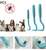3 Pz/lotto Pet Flea Remover Tool Scratching Hook Remover Pet Cat Dog Grooming Supplies Tick Picker Flea Removal Tool Pet Pettine