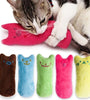 Teeth Grinding Catnip Toys Funny Interactive Plush Cat Toy Pet Kitten Chewing Vocal Toy Claws Thumb Bite Cat mint For Cats