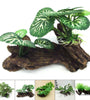 Artificial Turtle Tree Trunk Driftwood Aquarium Fish Tank Reptile Cylinder Making Roots Plant Wood Decoration Ornament