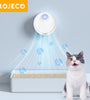 ROJECO 4000mAh Smart Cat Odore Purificatore Per Lettiera per Gatti Deodorante Automatico Pet Toilette Purificatore D'aria Deodorante per Lettiera per Cani