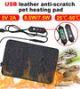 Pet Heating Pad Terrarium Reptiles Heat Mat USB Electric Blanket Heater Warm Pad Adjustable Temperature Controller Incubator Mat