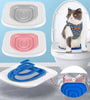 Toilette da addestramento per gatti riutilizzabile. Set da addestramento in plastica Lettiera per gatti Zerbino Toilette Accessori per animali domestici