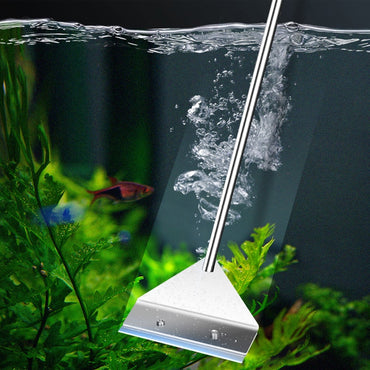 Fish Tank Cleaning Tool Flat Sand Algae Removal Dual-use Glass Algae Removal Scraper Household Cleaning Tool aquarium accessorie