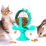 Giradischi che perde cibo giocattolo per gatti palla da allenamento esercizio IQ mangiatoia per gatti giocattolo per gatti giocattolo per animali domestici palla per alimenti per gatti prodotti per animali domestici