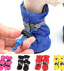 4pcs/set Waterproof Pet Dog Shoes Chihuahua Anti-slip Rain Boots Footwear For Small Cats Dogs Puppy Dog Pet Booties